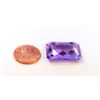 Image 1 : 30 ct & up Amethyst Emerald Cut ctw 30.90