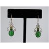 Sterling Silver .925 Vintage Peridot Earrings