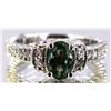 Alexandrite  1.58 ctw Diamond Ring 14KW