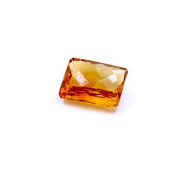 20 ct & up Citrine Emerald Cut Loose Stone
