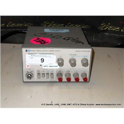 HP 6235A TRIPLE OUTPUT POWER SUPPY (print sequence:) 62687