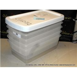 PLASTIC BINS, 5X THE MONEY (print sequence:) 62732