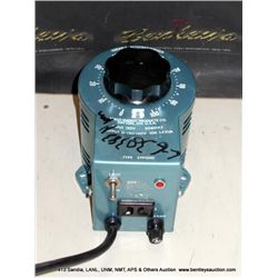 STACO 2PF1010 VARIABLE AUTO TRANSFORMER (print sequence:) 38383