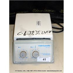VWR 370 HOT PLATE STIRRER (print sequence:) 38382