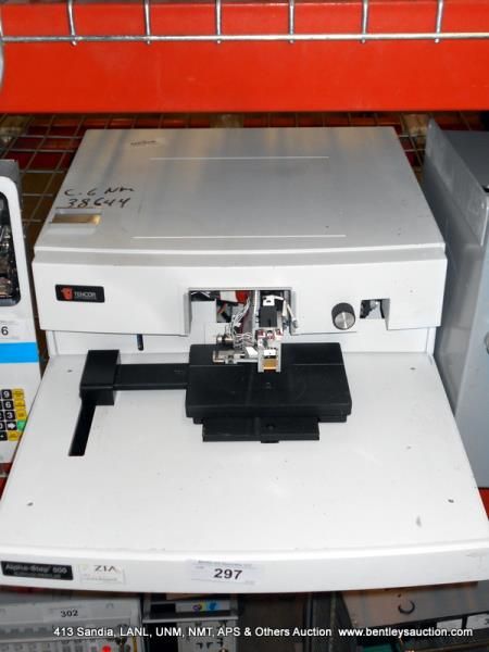 ALPHA STEP 500 SURFACE PROFILER (print sequence:) 38644