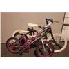 Image 1 : 2 BIKES-PINK ARASHI & PINK PRECISION KIDS BIKES