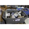Image 1 : LARGE BIN OF ASSORTED ELECTRICAL