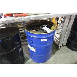 BARREL OF PLUMBING HARDWARE AND MISC