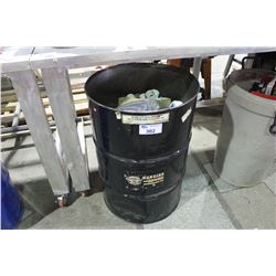BARREL OF PLUMBING HARDWARE AND MISC