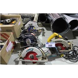 4 ELECTRIC CIRCULAR SAWS