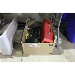 BIN OF COPPER PIPE AND ELECTRICAL