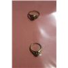 Image 2 : 2 GOLD RINGS - ONE LADIES 10KT YELLOW GOLD & RHODIUM FINISH DIAMOND SET DRESS RING REPLACMENT VALUE