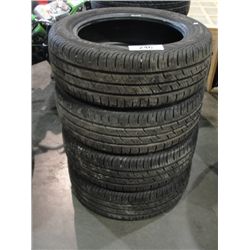 SET OF 4 CONTINENTAL TIRES SIZE 195-55R16 M+S