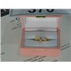 Image 2 : LADIES 14K YELLOW GOLD AND WHITE GOLD DIAMOND SET ENGAGEMENT/ DRESS RING COMES WITH APPRAISAL