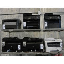 GROUP OF 6 ASSORTED DESKTOP PRINTERS