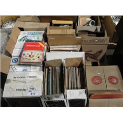 PALLET LOT OF ASSORTED VINTAGE RECORDS