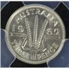 Image 2 : 1962 Threepence PCGS MS 66