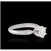 Image 2 : 14KT White Gold 1.00ct Brilliant Cut Diamond Solitaire Ring