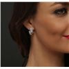 Image 5 : 18KT White Gold 1.72ctw Diamond Earrings