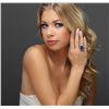 Image 7 : 14KT White Gold GIA Certified 22.54ct Tanzanite and Diamond Ring