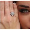 Image 1 : 14KT White Gold 1.14ctw Diamond Ring