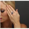 Image 2 : 14KT Two-Tone Gold 2.00ct Tanzanite and Diamond Ring