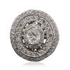 Image 1 : 14KT White Gold 1.72ctw Diamond Ring