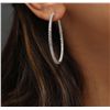 Image 1 : 14KT White Gold 2.69ctw Diamond Earrings