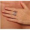 Image 2 : 14KT Two-Tone Gold 1.19ctw Diamond Ring