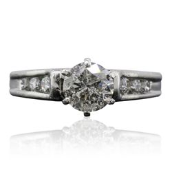 Platinum 1.14ctw Diamond Ring