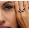 Image 2 : 14KT White Gold 0.48ctw Diamond Ring