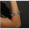 Image 2 : 14KT White Gold 4.03ctw Diamond Bracelet