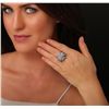 Image 1 : 18KT White Gold 1.55ctw Diamond Ring