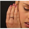Image 1 : 14KT Tri Color Gold 0.72ctw Amethyst, Citrine, and Diamond Ring