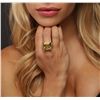 Image 2 : 14KT Yellow Gold 22.17ct Citrine and Diamond Ring