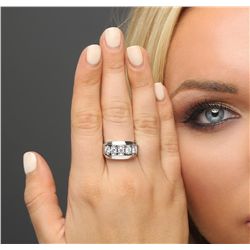 14KT White Gold 1.06ctw Diamond Ring