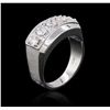 Image 8 : 14KT White Gold 1.06ctw Diamond Ring