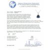 Image 9 : 14KT White Gold GIA Certified 29.44ct Tanzanite and Diamond Pendant With Chain