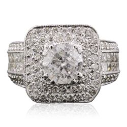 14KT White Gold 4.38ctw Diamond Ring