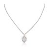 Image 8 : 14KT White Gold 1.63ctw Diamond Pendant With Chain