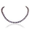 Image 3 : 14KT Rose Gold 38.17ctw Tanzanite and Diamond Necklace