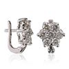 Image 2 : 14KT White Gold 3.04ctw Diamond Earrings