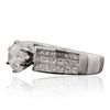 Image 2 : 18KT White Gold 3.45ctw Diamond Ring