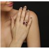 Image 1 : 14KT Yellow Gold 7.81ctw Ruby and Diamond Ring