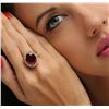Image 2 : 14KT Yellow Gold 12.25ct Ruby and Diamond Ring