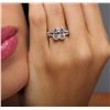 Image 2 : 18KT White Gold 0.71ctw Diamond Ring