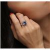 Image 5 : 14KT White Gold 3.64ct Tanzanite and Diamond Ring