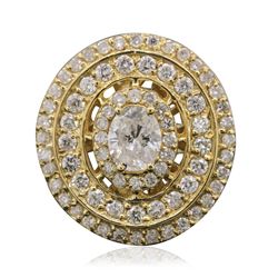 14KT Yellow Gold 1.38ctw Diamond Ring