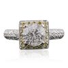 Image 1 : 18KT White Gold 2.20ctw Diamond Ring