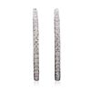 Image 3 : 14KT White Gold 4.19ctw Diamond Earrings